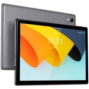 BYYBUO SmartPad A10_L Tablet 10.1 inch Android 14 Tablets, 64GB ROM Quad-Core Processor 5000mAh Battery, 1280x800 IPS HD Touchscreen 5MP+8MP Camera, Bluetooth,WiFi (Grey)