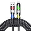 Cable de carga mágico JOHN 4 en 1, carga súper rápida de 240W, con luz RGB, nuevo